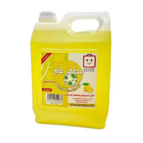 الروضة مطهر عام برائحة ليمون 4لتر